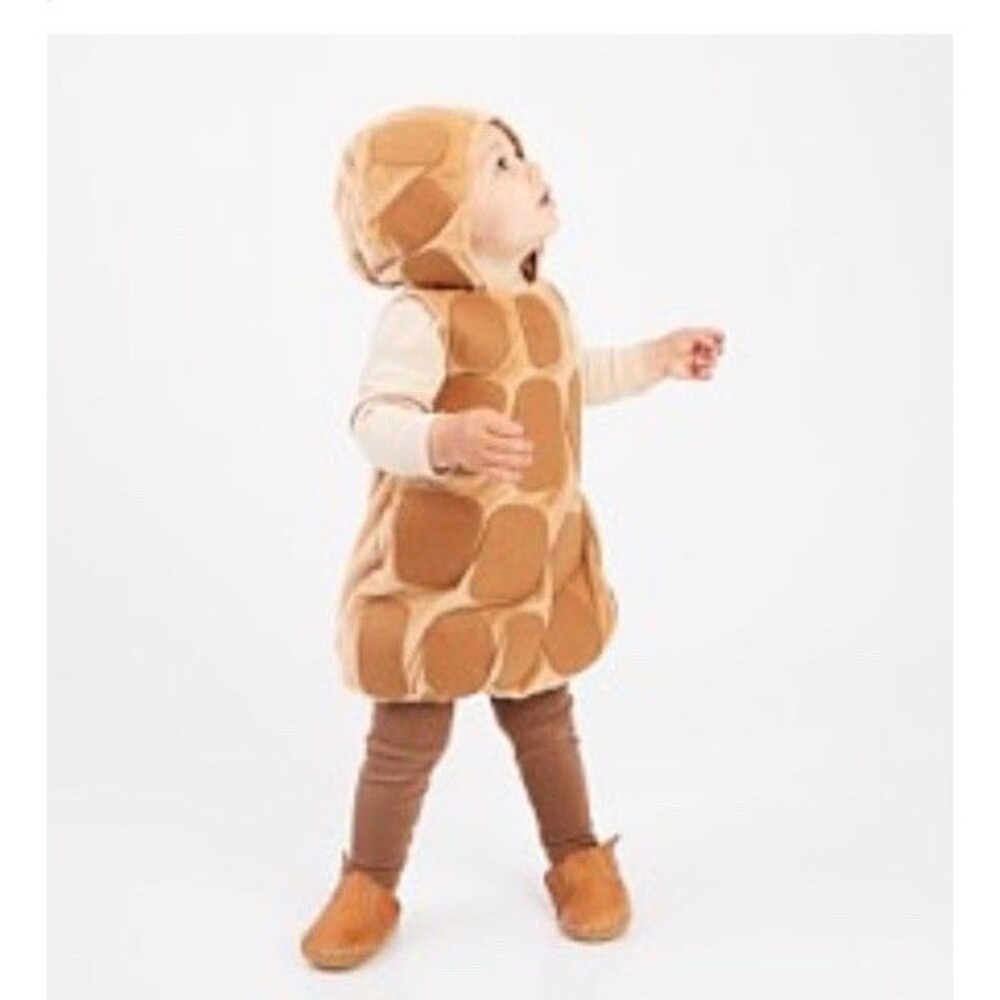 Pottery Barn Toddler Giraffe Costume in Tan and Brown
